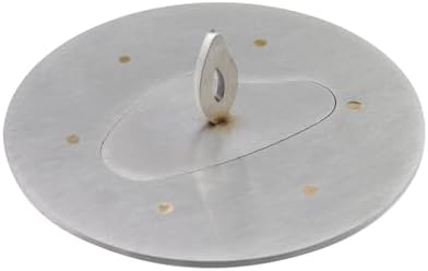 Coshar Metal Candle Jar Topper Shade Sleeve Lid - Cloudilver