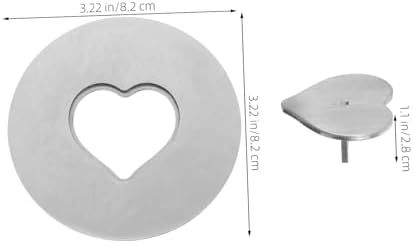 Sturdy Metal Candle Shade Heartprint Design