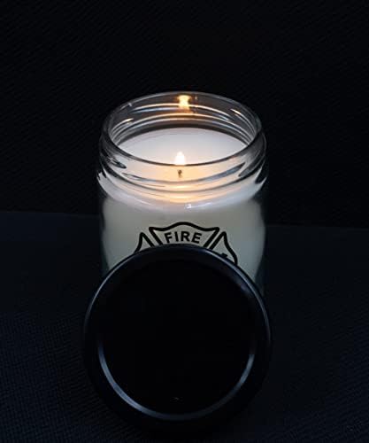 Game On Novelties Firefighter Maltese Cross Candle