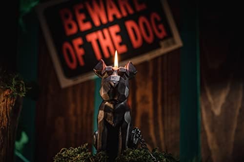 GUTE Schnauzer Skeleton Candle 8 burns 55hrs