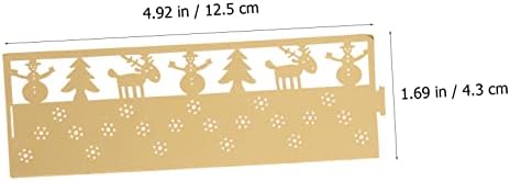 Brilliant Gold Christmas Candle Shade 50-Piece Set