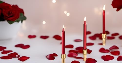 Biedermann Sons Chime Candles Dusty Rose 4-Inch Box of 20