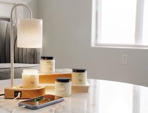 ROZATO Candle Warmer Lamp with 4 Candles Perfect for Home