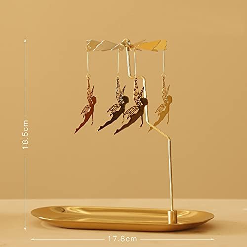 Luxury Spinning Candle Holder for Table Centerpiece