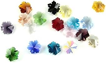 14mm Crystal Snowflake Pendants