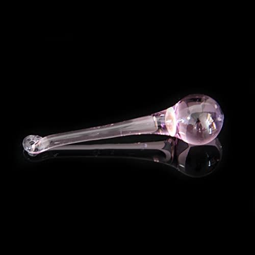 14-Piece Pink 20x80mm Glass Icicle Crystal Chandelier