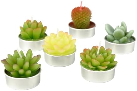 Elegant Cactus Tealight Candles