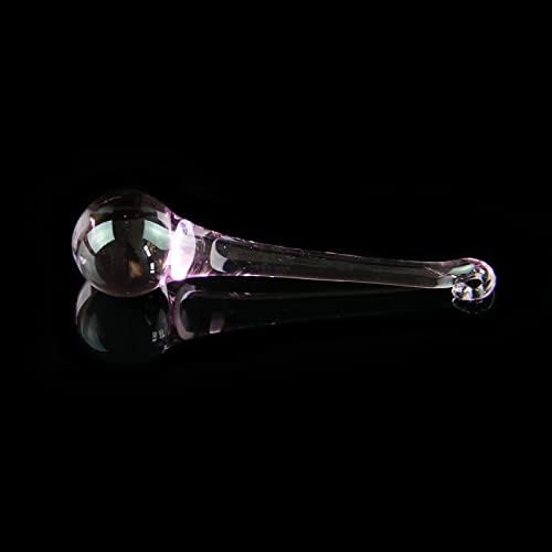 14-Piece Pink 20x80mm Glass Icicle Crystal Chandelier