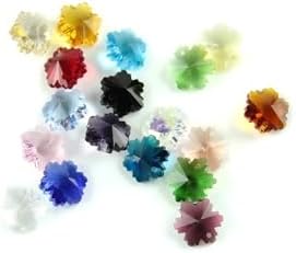 14mm Crystal Snowflake Pendants