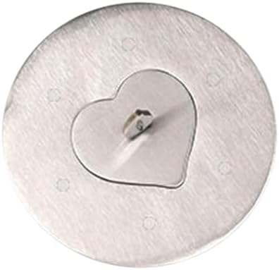 Elegant Glass Candle Jar Lid with Heart Design