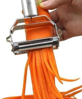 Stainless Steel 3-in-1 Kitchen Peeler for Veggies Fruits byGeneric