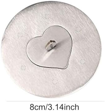 Elegant Glass Candle Jar Lid with Heart Design