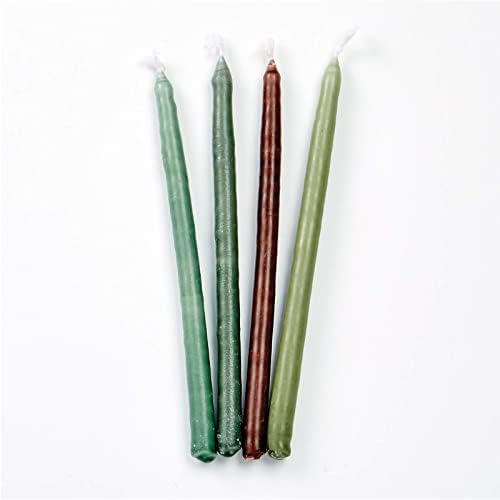 Rite Lit Green Hanukkah Candles - Support Troops