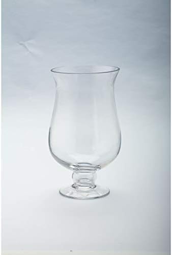 8 Pedestal Hurricane Glass Votive Candle Holder With Pedestal