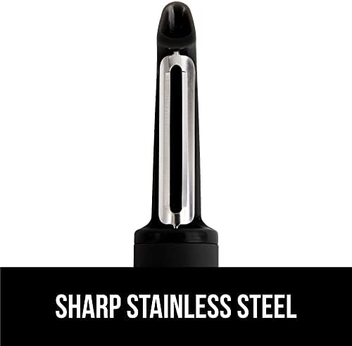 GORILLA GRIP Sharp Stainless Steel Vegetable Peeler Comfortable Handle Dishwasher Safe