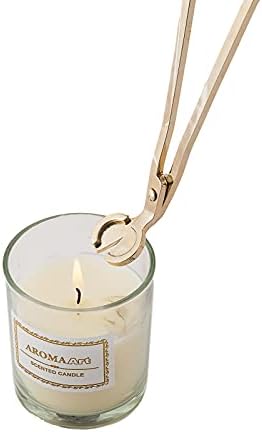 Candle Wick Trimmer Set Precision Candle Wick Cutter - Long Handle Steel Wick Snuffer