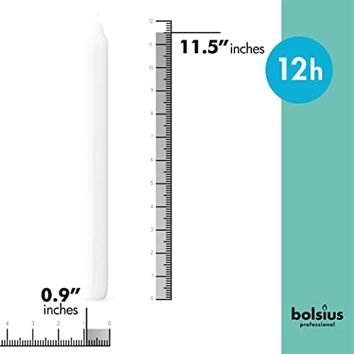 BOLSIUS White Taper Candlesticks