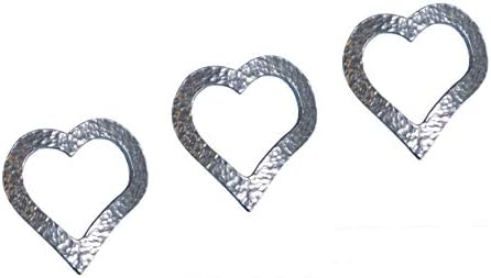 Elegant Heart Candle Pins in Lead-Free Fine Pewter