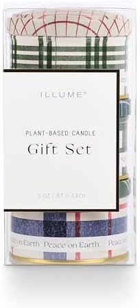 JDK Curated Noble Holiday Tin Trio Gift Set Balsam Cedar
