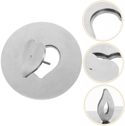 Sturdy Metal Candle Shade Heartprint Design