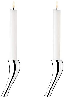 Georg Jensen Cobra Large Candle Holder Set 2 945in