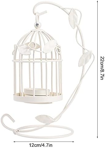 Hokzyhouse Innovative Iron Leaves Candle Holder