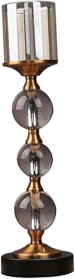 Elegant Metal Candlestick Holder with Unique Design