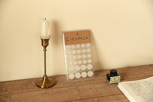 MUUFAZA Wax Dots - Easy Candle adhesive for all sizes
