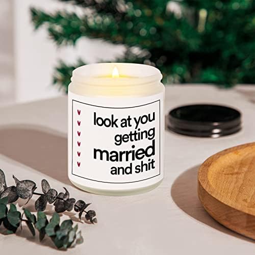 Funny Lavender Candle for Weddings Bridal or Engagements