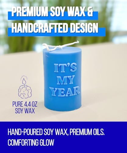 Its My Year Candle - Blue