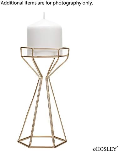 Elegant Gold Wire Candle Holders Set