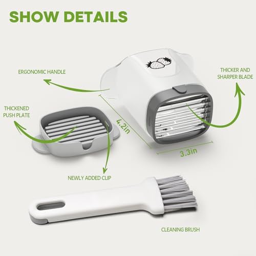 Fruit Slicer with Brush Kitchen Gadget for Fruits Vegetables