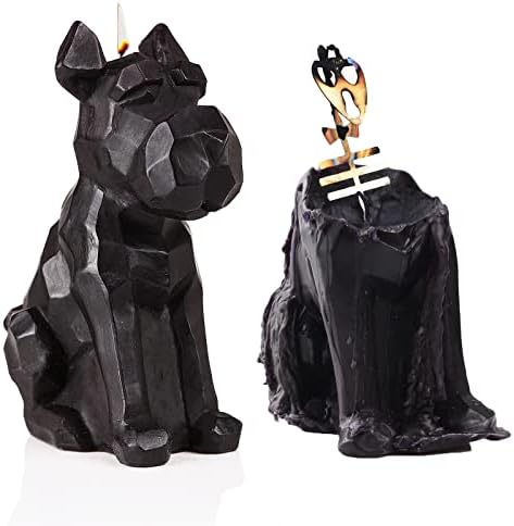 GUTE Schnauzer Skeleton Candle 8 burns 55hrs