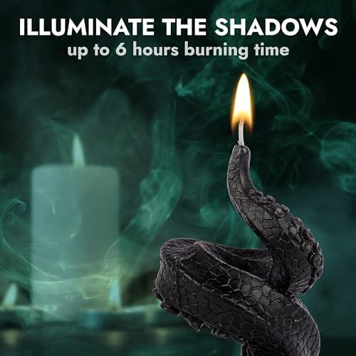 Elevate Your Goth Space with Lidy Black Octopus Tentacle Candle