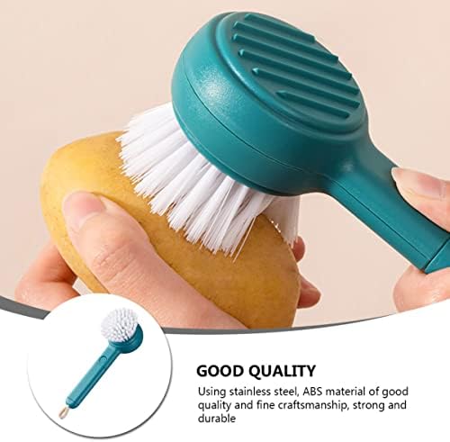 Stainless Steel Peeler Brush Ergonomic Design for Easy Peeling