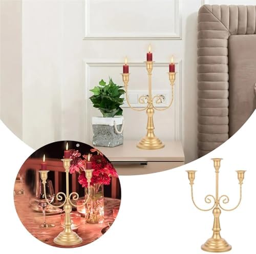 Sturdy Narrow Candle Candelabra