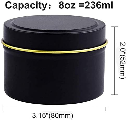 Handmade Candle Tins for Easy DIY - 8oz Capacity
