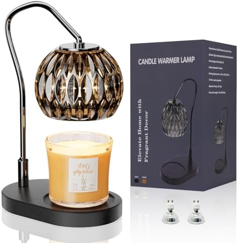 Candle Warmer Lamp Timer Dimmer Black Decor