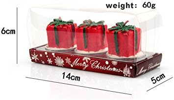 3 Realistic Snowman Candles for Christmas - Festive 1x2 Inch Alluring