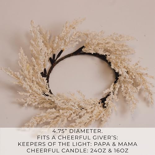 A Cheerful Giver Small Wreath Candle Ring