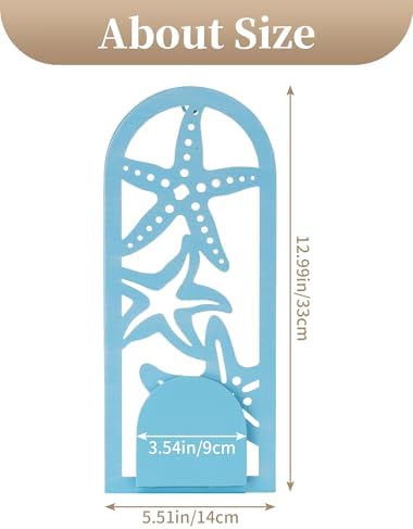 Coastal Starfish Candle Holders Set of Two