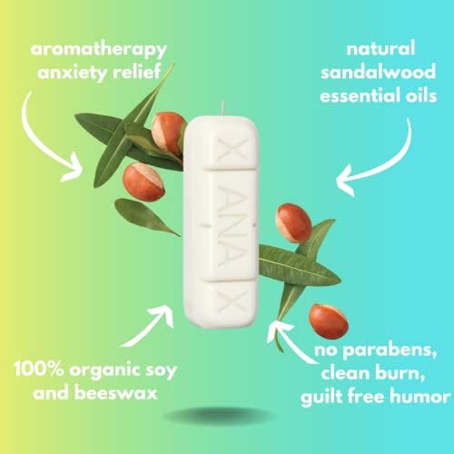 Xanax Candle - Premium Stress Relief Gag Gift for Adults with Aromatherapy