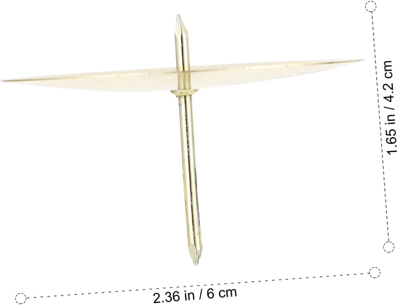 10Pcs Metal Candle Smooth Surface Holder Set