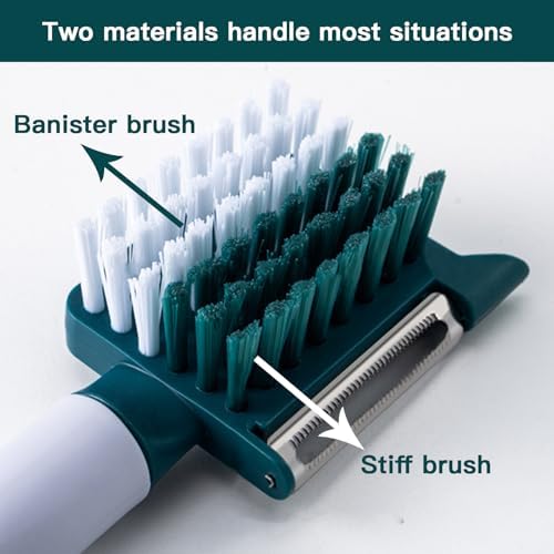 Dual-Function Vegetable Brush Julienne Peeler