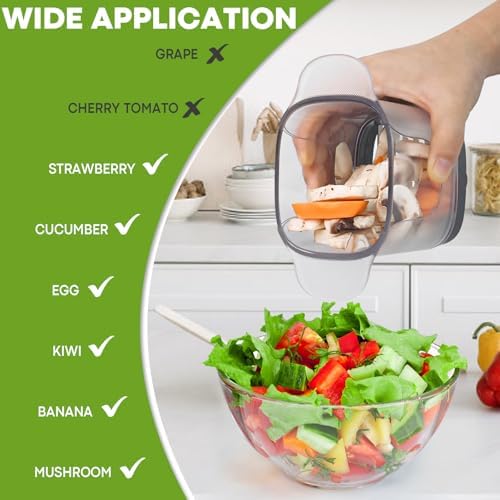 TMEDW Premium Fruit Slicer with Cleaning Brush