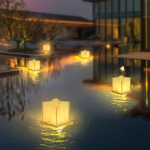 10-Piece Star-Shaped Floating Lantern Set for OutdoorPool Use