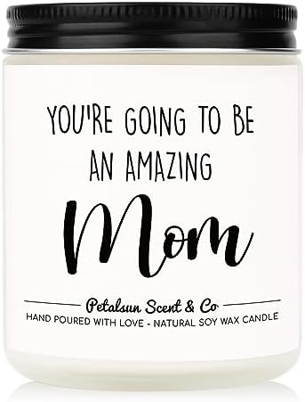 Lavender Candle for Mom First Mothers Day Gift