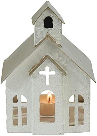 Rustic Church Candle Holder