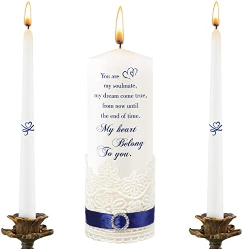 Beautiful Wedding Unity Candles Set