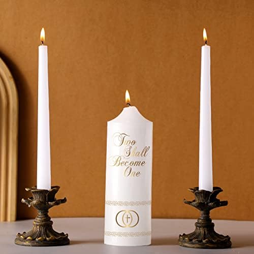 Frienda Wedding Taper Candles 3-Piece Set